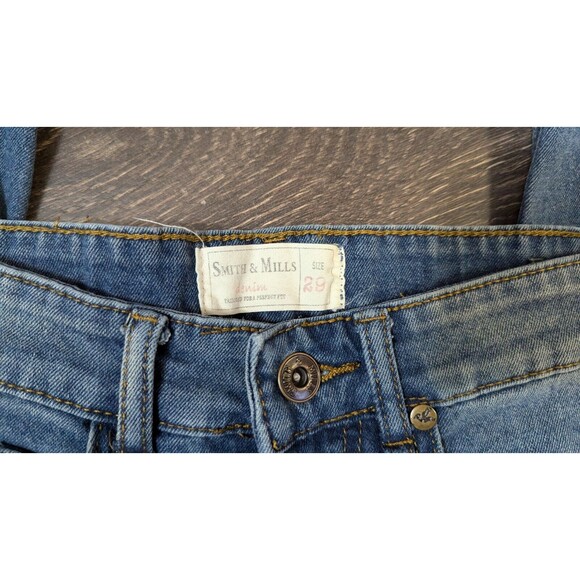 Smith & Mills Jeans Men's 29/30, Classic Fit, Medium Wash Denim, Straight Leg - Picture 3 of 3